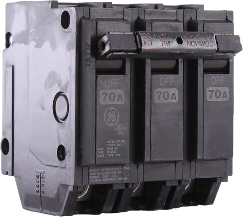 قاطع الدائرة ABB Q-Line® THQL32070 • تكوين 70A/3-Pole • 120/240 VAC، 10 kAIC • رحلة مغناطيسية حرارية • آلية سريعة الصنع/سريعة الكسر • تركيب إضافي in Saudi Arabia