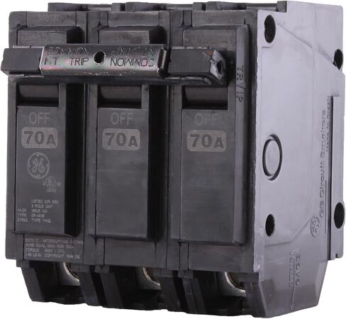 قاطع الدائرة ABB Q-Line® THQL32070 • تكوين 70A/3-Pole • 120/240 VAC، 10 kAIC • رحلة مغناطيسية حرارية • آلية سريعة الصنع/سريعة الكسر • تركيب إضافي in Saudi Arabia