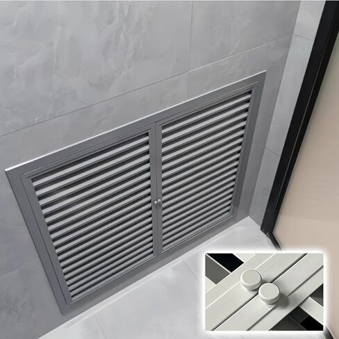 Large Vented Access Panel 32x22in - White in-Wall Access Door for Plumbing, Cables, Switches & Meters - Durable Grille Cover, Perfect for Home & Commercial Use in Kuwait