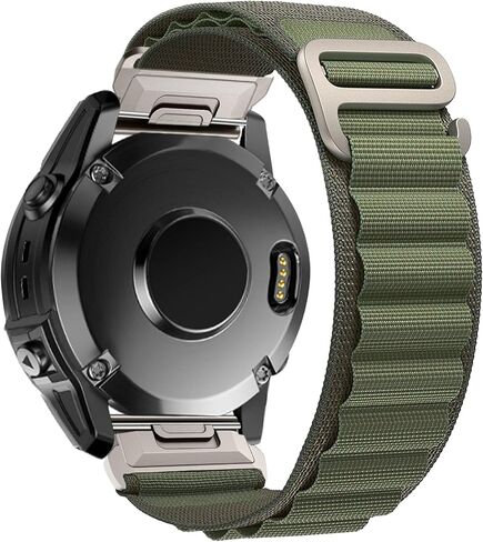 شريط من النايلون لـ Garmin Fenix ​​E/Fenix ​​8 AMOLED 47 مم/Fenix ​​7/Fenix ​​7 pro/Fenix ​​6/Fenix ​​6 pro/Fenix ​​5/Fenix ​​5 Plus، أشرطة قابلة للتعديل 22 مم لـ Garmin Forerunner 935/945، غريزة، Approach S62/S60 in Kuwait