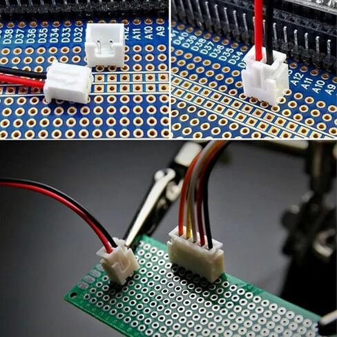 1270pcs XH 2.54mm Pitch 2p 3p 4p 5p Terminal Kit Housing Pin Header JST Connector Wire Connectors Adaptor XH2.54 TJC3 in Saudi Arabia