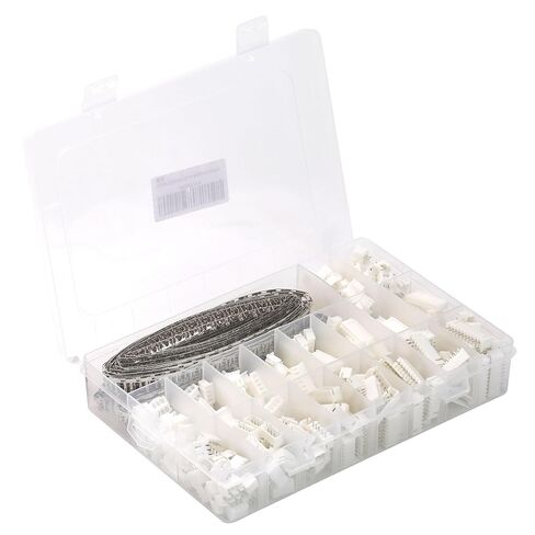 1270pcs XH 2.54mm Pitch 2p 3p 4p 5p Terminal Kit Housing Pin Header JST Connector Wire Connectors Adaptor XH2.54 TJC3 in Saudi Arabia