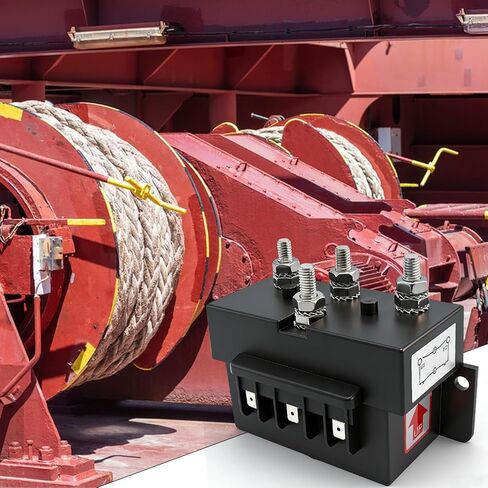 12V 3-Wire Quadrupole Anchor Windlass Reverse Solenoid Control Box 6000W Max Fit for Marine Boat Electric Winch Forklifts Construction Machinery in Saudi Arabia