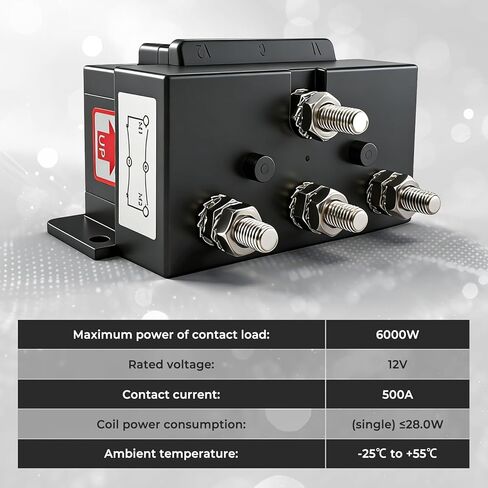12V 3-Wire Quadrupole Anchor Windlass Reverse Solenoid Control Box 6000W Max Fit for Marine Boat Electric Winch Forklifts Construction Machinery in Saudi Arabia