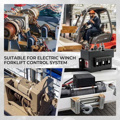 12V 3-Wire Quadrupole Anchor Windlass Reverse Solenoid Control Box 6000W Max Fit for Marine Boat Electric Winch Forklifts Construction Machinery in Saudi Arabia