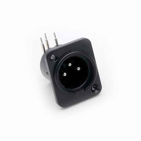 10Pcs 3Poles XLR Plug Jack Socket Connector Male Plug Female Jack Panel Mount Chassis Plastic Shell Bent Angle(C1020x10) in Saudi Arabia