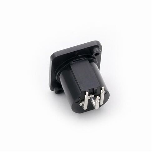 10Pcs 3Poles XLR Plug Jack Socket Connector Male Plug Female Jack Panel Mount Chassis Plastic Shell Bent Angle(C1020x10) in Saudi Arabia