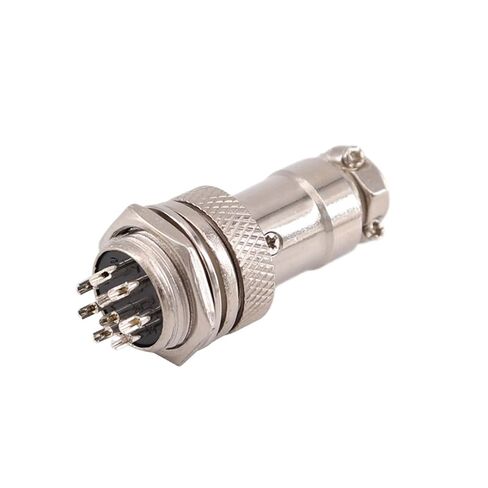 GX16 كابل موصل GX16-2Pin 3Pin GX16-4 5pin 7pin 9pin10pin ذكر أنثى المقبس موصلات معدنية 1 قطعة (9Pin) in Kuwait