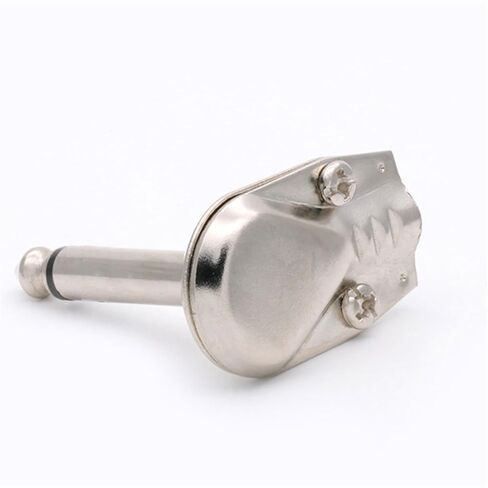 10 قطعة/الوحدة 6.35 مللي متر أحادية جاك الزاوية اليمنى 2 القطب ذكر التوصيل 1/4 بوصة التوصيل ل تأثير دواسة أداة in Kuwait