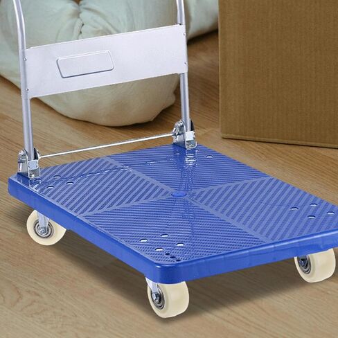 4pcs 1.5-inch Nylon Single Wheel Heavy Duty Swivel Plate Casters for Hand Trucks and Furniture Dollies, Silent Rotation Wheels for Industrial Material Handling in Saudi Arabia