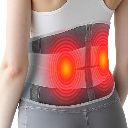Cordless Heating Massage Pad Customizable Pain Relief with 3 Heat 3 Vibration 3 Timer Settings Wearable and Rechargeable for Back Menstrual Cramps Thoughtful Unisex Gift in Saudi Arabia
