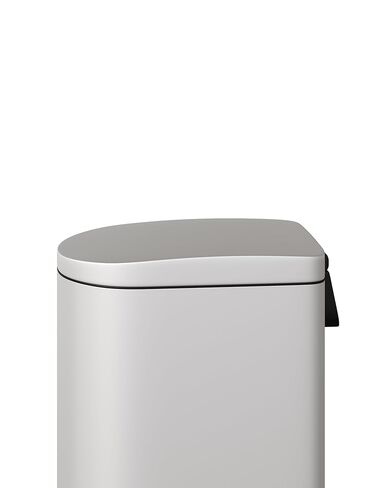 13 Gallon Slim Kitchen Trash Can, Garbage Bin with Soft Close Lid, Foot Pedal, Fingerprint Proof, Removable Inner Bucket, Rear Handle for Kitchen, Bedroom, Bathroom in Saudi Arabia