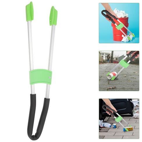 NUOBESTY Multi-Function Trash Picker Litter Grabber Tool with Long Handle, Heavy-Duty Trash Clamp Clip for Outdoor Cleaning and Waste Pickup in Saudi Arabia