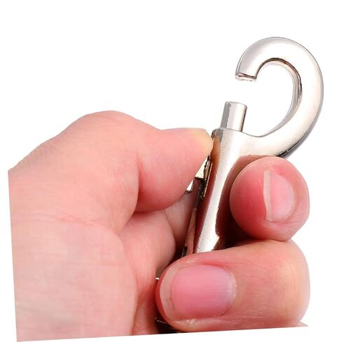 POPETPOP 12pcs Zinc Alloy Double Ended Dog Leash Snap Hooks Heavy Duty Metal Clips for PET Leash Backpack Luggage Connectors Sturdy in Saudi Arabia
