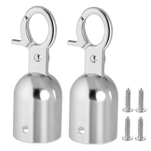 Tofficu 2Pcs Stainless Steel Rope End Stoppers Weather Resistant Decking Cord Stoppers for Outdoor Spaces Easy Installation Rope Fittings for Homes Hotels and Public Areas in Saudi Arabia