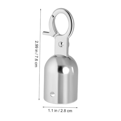 Tofficu 2Pcs Stainless Steel Rope End Stoppers Weather Resistant Decking Cord Stoppers for Outdoor Spaces Easy Installation Rope Fittings for Homes Hotels and Public Areas in Saudi Arabia
