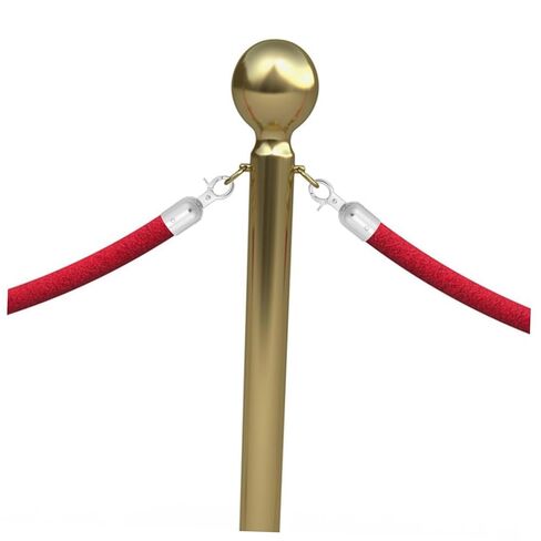 PRETYZOOM 4Pcs Cord End Snap Hook Versatile Rope End Stopper for Stanchion Ropes Banister Rails Stylish Easy to Install Safety for Welcome in Saudi Arabia