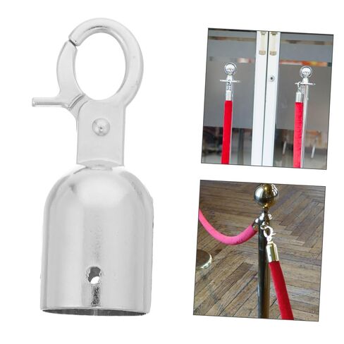 PRETYZOOM 4Pcs Cord End Snap Hook Versatile Rope End Stopper for Stanchion Ropes Banister Rails Stylish Easy to Install Safety for Welcome in Saudi Arabia