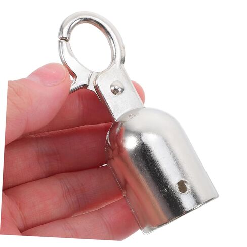 PRETYZOOM 4Pcs Cord End Snap Hook Versatile Rope End Stopper for Stanchion Ropes Banister Rails Stylish Easy to Install Safety for Welcome in Saudi Arabia