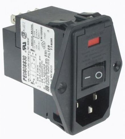 TE CONNECTIVITY/CORCOM PE0S0SS30 POWER ENTRY MODULE, 3A, 500UA in Kuwait