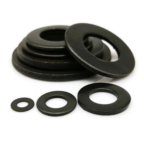 M1.6 M2 M2.5 M3 M3.5 M4 M5 M6 M8 M10 M12 M14 M16 M18 M20 M22 M24 Black Grade 8.8 Steel Plain Gasket Flat Washer(M14 10pcs) in Saudi Arabia