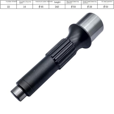 Suitable for PC350-6 360-6 Excavator Travel Motor Gear Pump Shaft/Motor Shaft 22/16 Teeth in Saudi Arabia