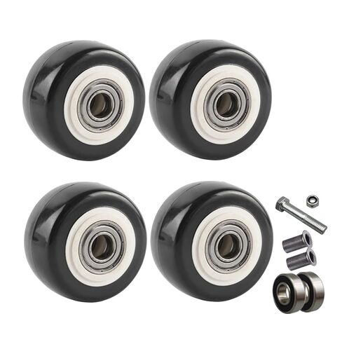 4 PCS Caster Office Chair Simple Furniture Moving Roller House Hardware Auxiliary Cart Heavy Duty 2 Inch Swivel Rubber Swivel(4pcs a lot) in Saudi Arabia