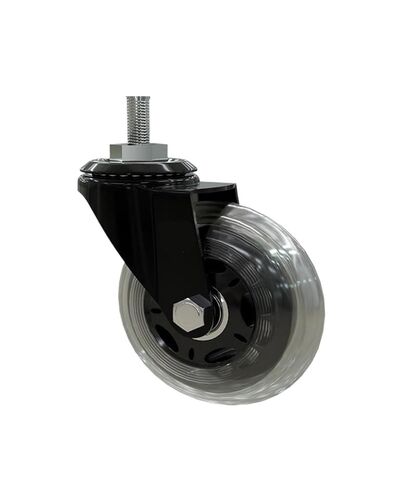 5-Pack of 3-inch PU Screw Roller ice Wheel Scooter Universal Silent casters in Saudi Arabia