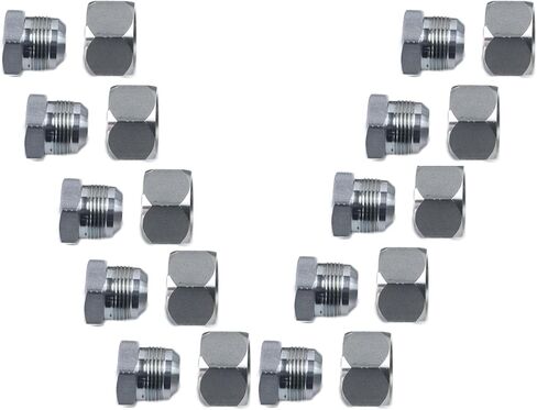 10 أزواج 1 "#16 JIC Cap 0304C-16 0304-C-16 & Plug 2408-16 240816 1-5/16-12 تركيب المحول الهيدروليكي in Saudi Arabia