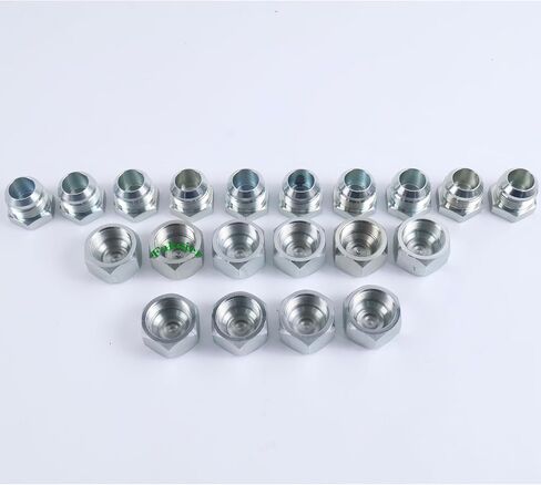 10 أزواج 1 "#16 JIC Cap 0304C-16 0304-C-16 & Plug 2408-16 240816 1-5/16-12 تركيب المحول الهيدروليكي in Saudi Arabia