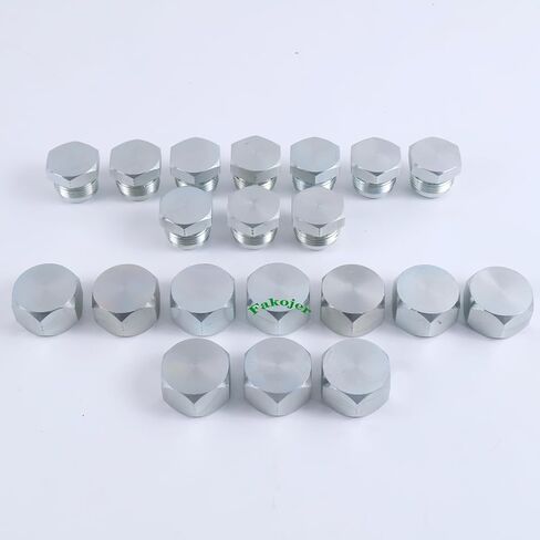 10 أزواج 1 "#16 JIC Cap 0304C-16 0304-C-16 & Plug 2408-16 240816 1-5/16-12 تركيب المحول الهيدروليكي in Saudi Arabia