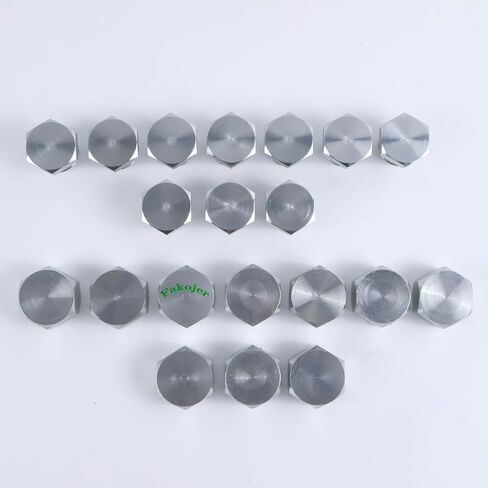 10 أزواج 1 "#16 JIC Cap 0304C-16 0304-C-16 & Plug 2408-16 240816 1-5/16-12 تركيب المحول الهيدروليكي in Saudi Arabia