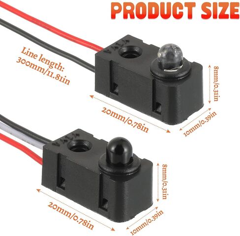 2 حزمة الأشعة تحت الحمراء كسر شعاع المسافة الاستشعار 5 مللي متر المصابيح وحدة العد سبليت من خلال شعاع الكهروضوئية التبديل لتطبيق التتابع in Kuwait