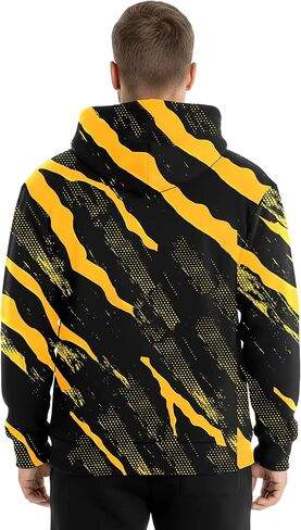 Mens Athletic City Letter Printed Football Sport Fans Hoodie Graphic Classic Sweatshirt in Saudi Arabia