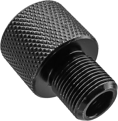 Threaded Adapter Female 1/2-20 UNEF To 1/2-28 UNF Male, for Pipe Fittings Mechanical Partsm, Aluminum Alloy Black in Saudi Arabia