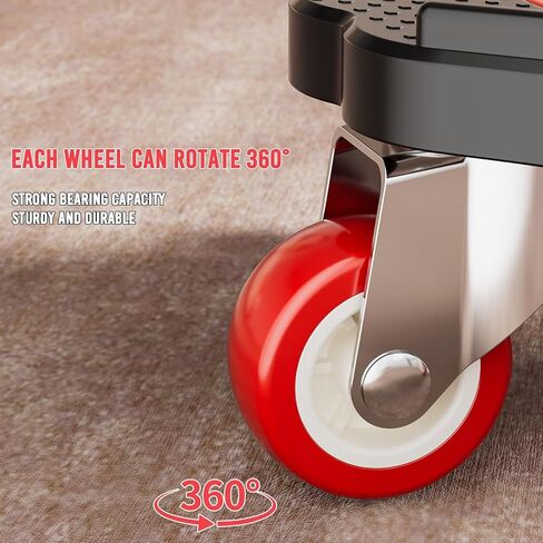 Furniture Lifter Maximum Load 3000 LBS, Heavy Duty Furniture Movers with 4 Wheels, Furniture Dolly with 360° Rotatable Rubber Universal Wheels for Move Furniture, Equipment in Saudi Arabia
