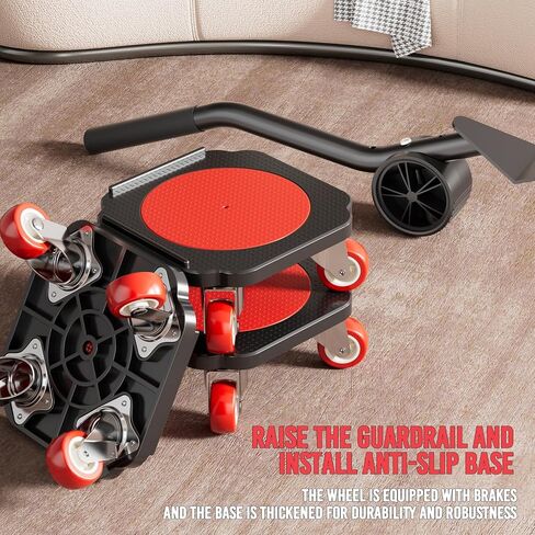 Furniture Lifter Maximum Load 3000 LBS, Heavy Duty Furniture Movers with 4 Wheels, Furniture Dolly with 360° Rotatable Rubber Universal Wheels for Move Furniture, Equipment in Saudi Arabia