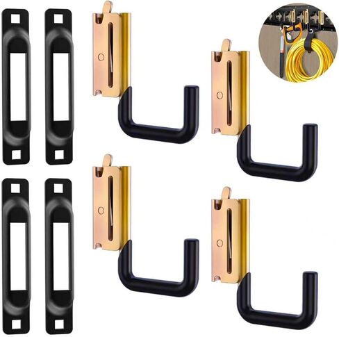 8 Pack E Track Hooks, Heavy Duty E Track Accessories, E Track Tie Down Accessories for Box Truck, Enclosed Trailer in Saudi Arabia