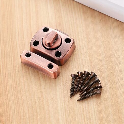 WC Door Latch Small Vacant Engaged Door Lock Toilet Shower Cubicles ; Bathroom Turn Twist Bolt Privacy Catch Latch 1Pcs (Color : S3) in Saudi Arabia