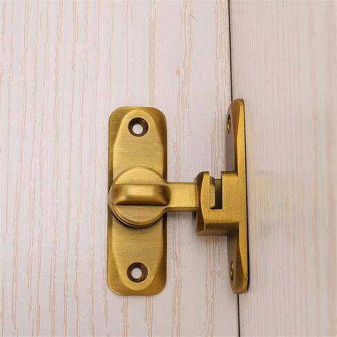 Theft Buckle Door Buckle Sliding Door Latch Sliding Door Lock Buckle Hasp Door Bolt Free Punching 1Pcs (Color : Brushed) in Saudi Arabia