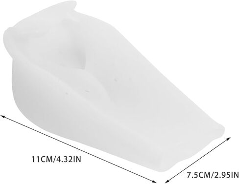 EXCEART سيليكون كعب رفع إدراج الارتفاع زيادة النعال للرجال النساء غير مرئية نصف النعال منصات الأحذية للأحذية الرياضية 1.97 بوصة الارتفاع الداعم in Kuwait