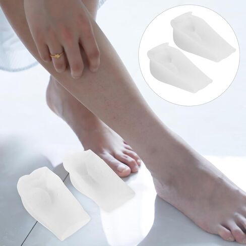 EXCEART سيليكون كعب رفع إدراج الارتفاع زيادة النعال للرجال النساء غير مرئية نصف النعال منصات الأحذية للأحذية الرياضية 1.97 بوصة الارتفاع الداعم in Kuwait