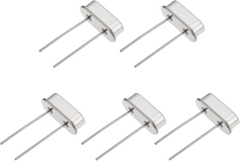 ECSiNG 5pcs HC49US Miniature Quartz Crystal 16MHz 13.5mm Pin for Development Boards Electronic Projects in Saudi Arabia