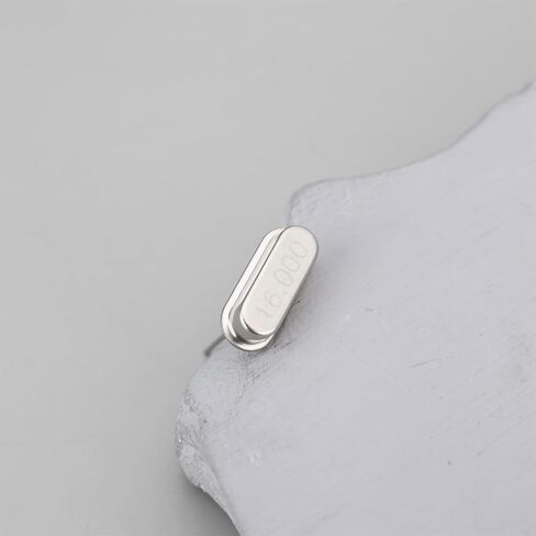 ECSiNG 5pcs HC49US Miniature Quartz Crystal 16MHz 13.5mm Pin for Development Boards Electronic Projects in Saudi Arabia