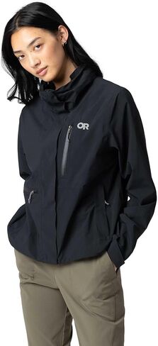 Outdoor Research Women's Stratoburst Stretch SE Jacket | Waterproof & Windproof Breathable Rain Jacket, Stow In Collar Hood in Saudi Arabia