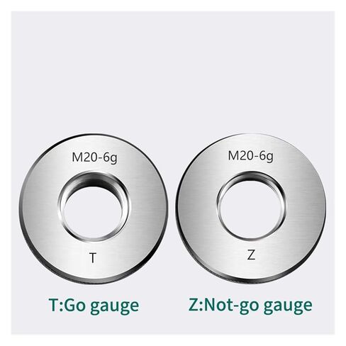 1 Set of 6G M2-M8 Non-Standard Metric fine Tooth Thread Ring Gauge M2 M3 M4 M5 M6 M7 M8(M2.5X0.5 T Z) in Saudi Arabia