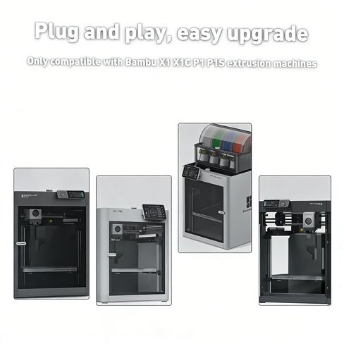 لمجموعة ترقية الطارد من سلسلة Bambu Lab X1/P1، استبدال الطارد بمعدن مقوى بالتحكم الرقمي الحاسوبي خفيف الوزن وعالي القوة ثلاثي الأبعاد in Kuwait