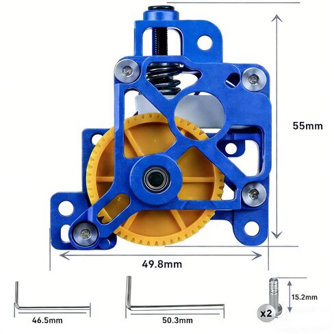 لمجموعة ترقية الطارد من سلسلة Bambu Lab X1/P1، استبدال الطارد بمعدن مقوى بالتحكم الرقمي الحاسوبي خفيف الوزن وعالي القوة ثلاثي الأبعاد in Kuwait