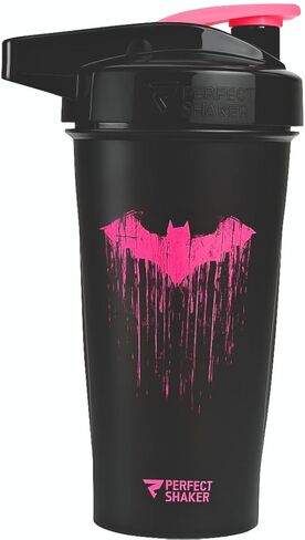 PerfectShaker ACTIV DC Comics & Justice League Series | مقاوم للتسرب، خالي من مادة BPA، مقاوم للكسر | تقنية خلط ActionRod لخلطات ناعمة | صالة الألعاب الرياضية واللياقة البدنية والرياضة - 28 أونصة سوبرمان (أزرق) in Kuwait