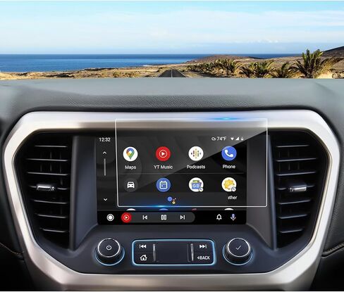 2020 2021 2022 2023 Acadia Screen Protector for GMC Acadia (SL/SLE/SLT/AT4/Denali) 8-inch Touch Screen, 9H Tempered Glass 2022 2023 Acadia Accessories HD Transparent Protective Film 8" in Saudi Arabia